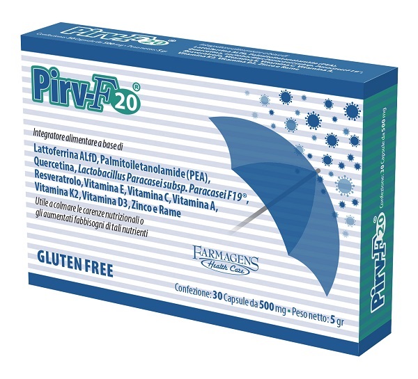 PIRV F20 30 CAPSULE 500 MG - pharmaluna