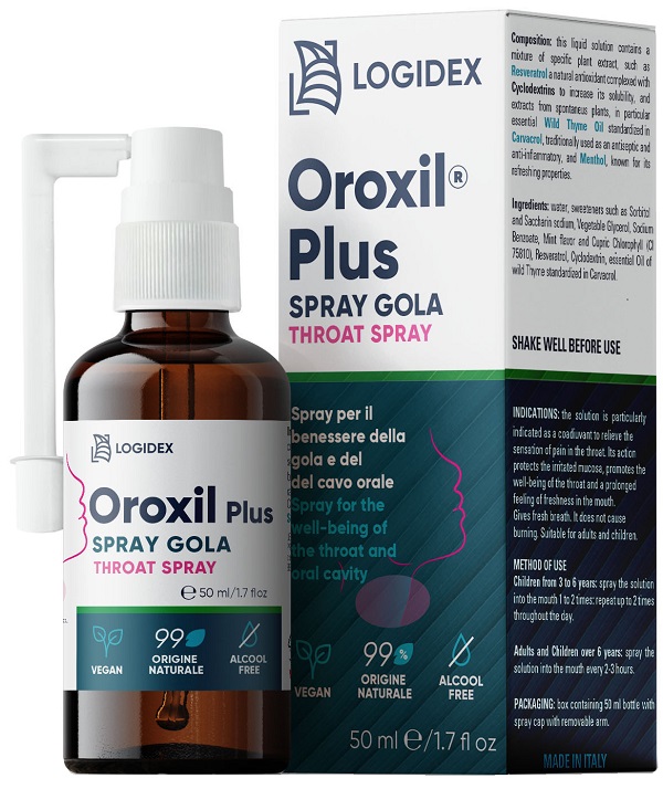 OROXIL PLUS SPRAY GOLA CAVO ORALE 50 ML - pharmaluna