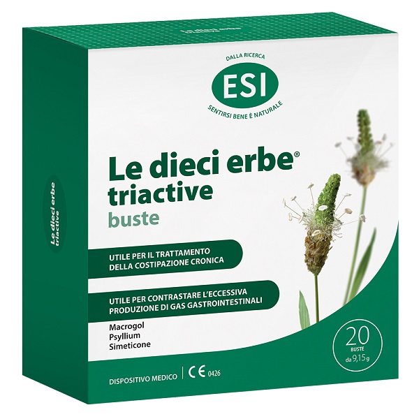 ESI LE DIECI ERBE TRIACTIVE 20 BUSTINE - pharmaluna