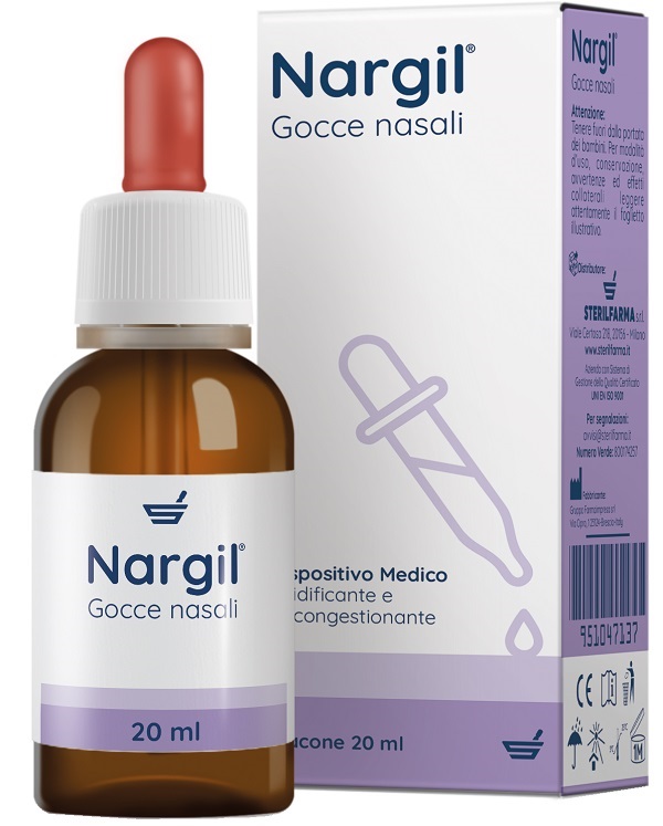 GOCCE NASALI NARGIL 20 ML - pharmaluna