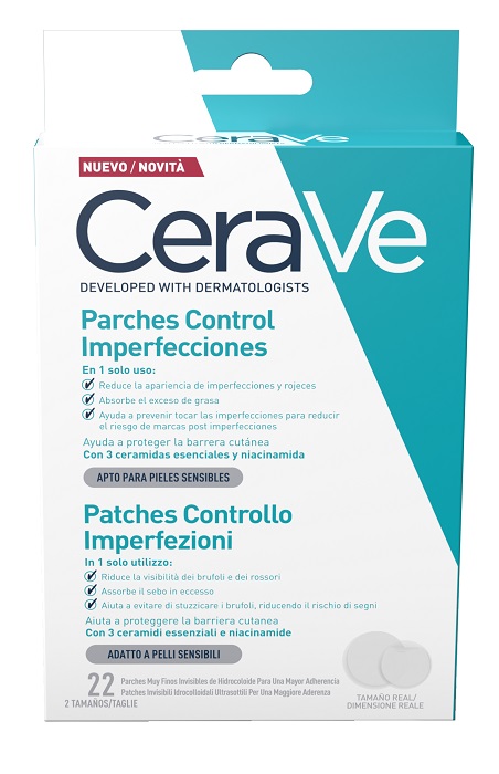 CERAVE PATCHES CONTROLLO IMPERFEZIONI 22 PEZZI - pharmaluna