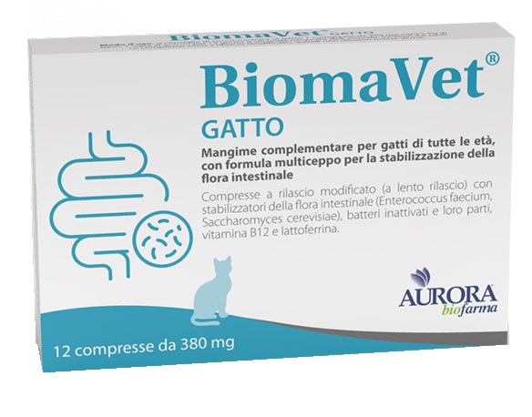 BIOMAVET GATTO 380MG 12 COMPRESSE - pharmaluna