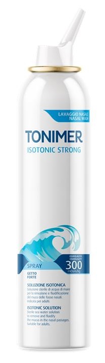 TONIMER ISOTONIC STRONG SPRAY 200 ML OSMOLALITA' 300 MOSM/KG - pharmaluna