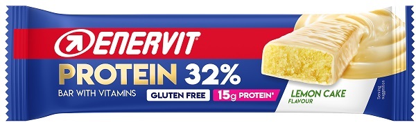 ENERVIT SPORT PROTEIN BAR 32% LEMON CAKE 48 G - pharmaluna