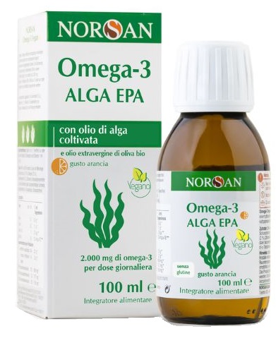 NORSAN OMEGA 3 ALGA EPA 100 ML - pharmaluna