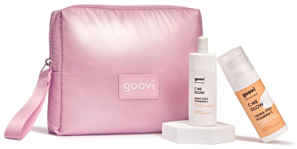 GOOVI BOX NATALE 2025 VITAMINA C 1 SIERO VISO VITAMINA C 30 ML + 1 CREMA VITAMINA C 50 ML + 1 POCHETTE - pharmaluna
