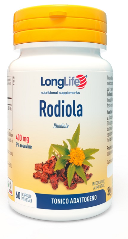 LONGLIFE RODIOLA 3% ROSAVINE 400 MG 60 TAVOLETTE - pharmaluna