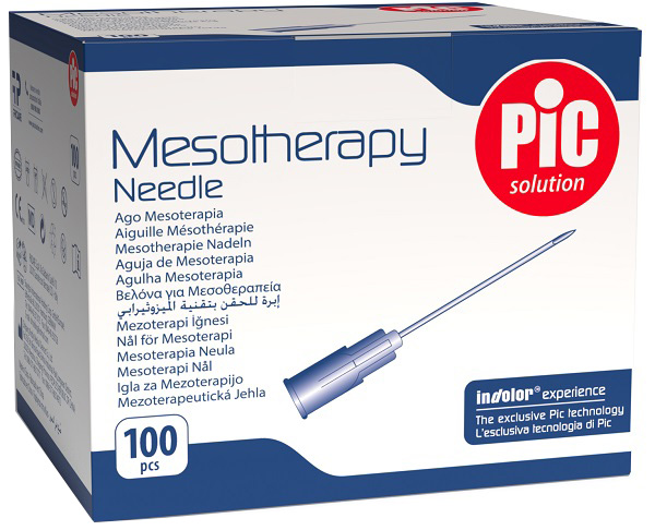AGO PIC MESOTERAPIA STERILE MONOUSO APIROGENO ATOSSICO CONO LUER LOCK GAUGE 27 4 MM 1 PEZZO - pharmaluna