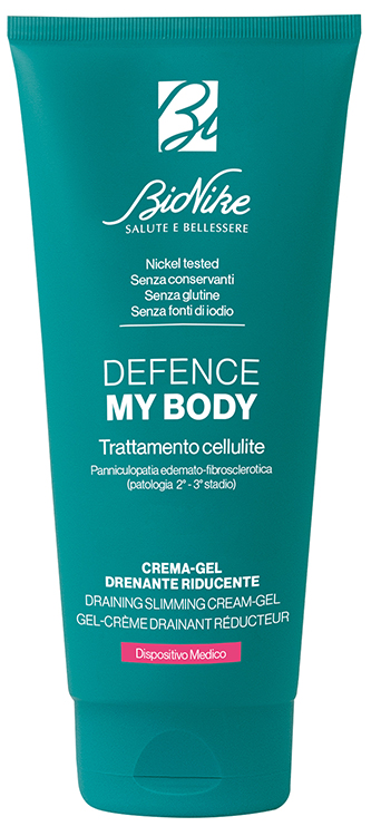 DEFENCE MY BODY TRATTAMENTO CELLULITE CREMA-GEL DRENANTE RIDUCENTE 75 ML - pharmaluna