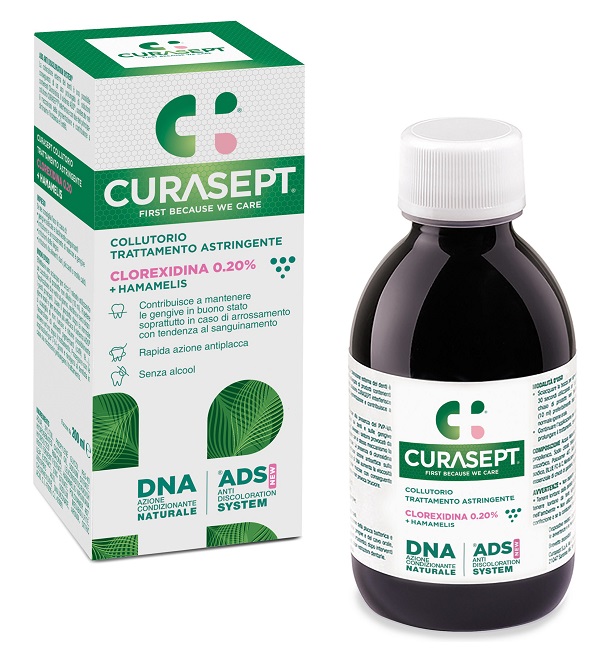 CURASEPT COLLUTORIO ADS DNA TRATTAMENTO ASTRINGENTE 200 ML - pharmaluna