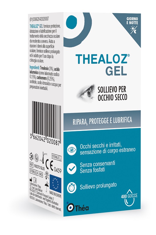 THEALOZ GEL GOCCE OCULARI 15 G - pharmaluna