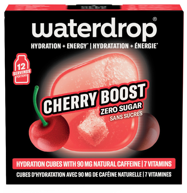 WATERDROP MICROENERGY CHERRY BOOST 12 CUBETTI - pharmaluna