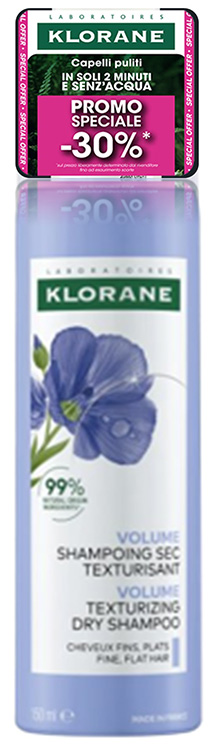 KLORANE SHAMPOO SECCO LINO 150 ML OFFERTA SPECIALE - pharmaluna