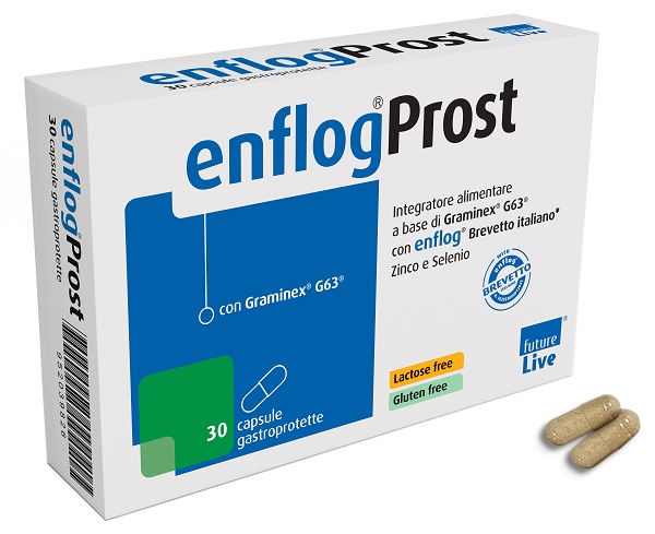 ENFLOGPROST 30 CAPSULE GASTROPROTETTE SENZA GLUTINE NATURALMENTE PRIVO DI LATTOSIO - pharmaluna