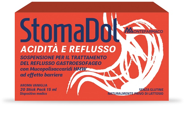 STOMADOL ACIDITA' REFLUSSO 20 STICK PACK DA 15 ML - pharmaluna