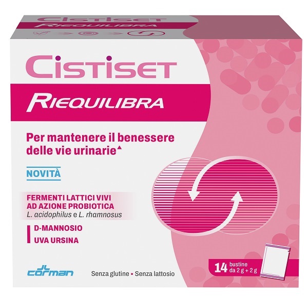 CISTISET RIEQUILIBRA 14 BUSTINE SENZA GLUTINE SENZA LATTOSIO - pharmaluna
