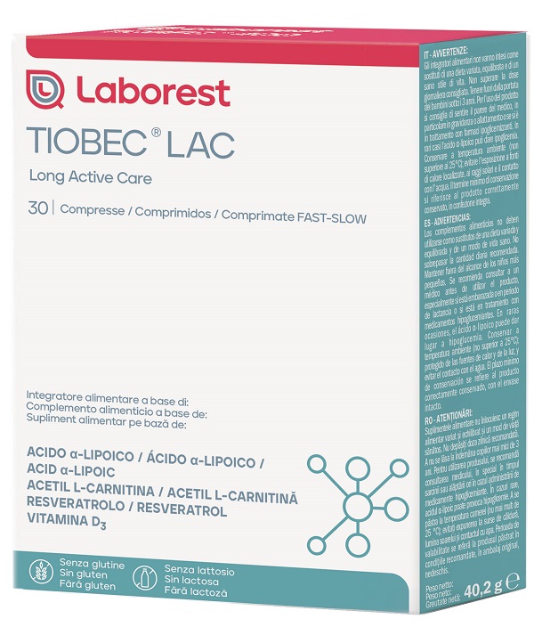 TIOBEC LAC 30 COMPRESSE - pharmaluna