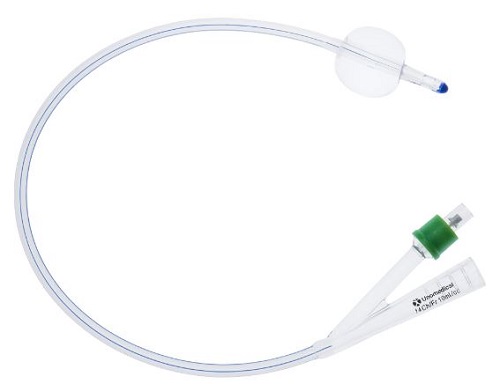 CATETERE FOLEY IN SILICONE 2 VIE DIAMETRO CH 18 PUNTA NELATON CON PALLONCINO 10 ML 1 PEZZO - pharmaluna