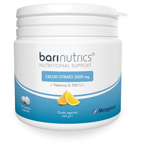 BARINUTRICS CALCIO CITRATO ARANCIA LIMONE ITA 90 COMPRESSE - pharmaluna
