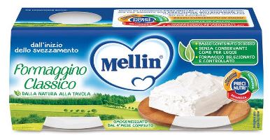 MELLIN BABY FORMAGGINO CLASSICO 4 X 80 G - pharmaluna
