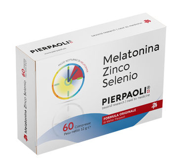 MELATONINA ZINCO SELENIO PIERPAOLI 60 COMPRESSE - pharmaluna