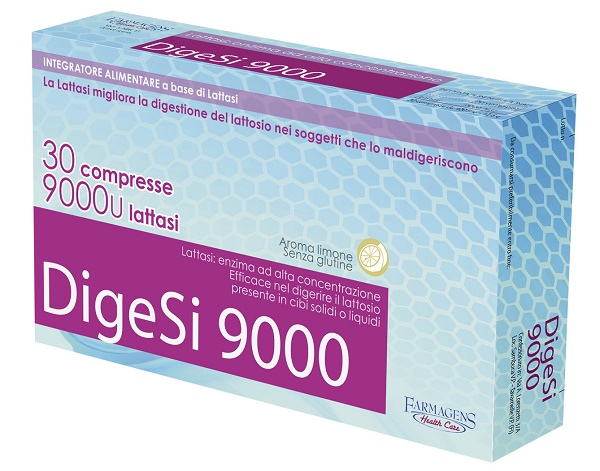 DIGESI 9000 30 COMPRESSE 9000U LATTASI - pharmaluna