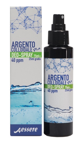 ARGENTO COLLOIDALE PLUS DEODORANTE SPRAY 75 ML + 25 ML - pharmaluna