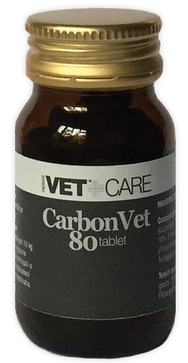 VETCARE CARBONVET 80 COMPRESSE 500 MG - pharmaluna