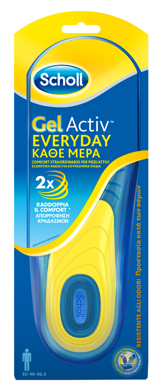 SCHOLL GEL ACTIV EVERYDAY UOMO - pharmaluna