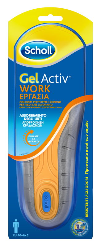 SCHOLL GEL ACTIV WORK UOMO - pharmaluna