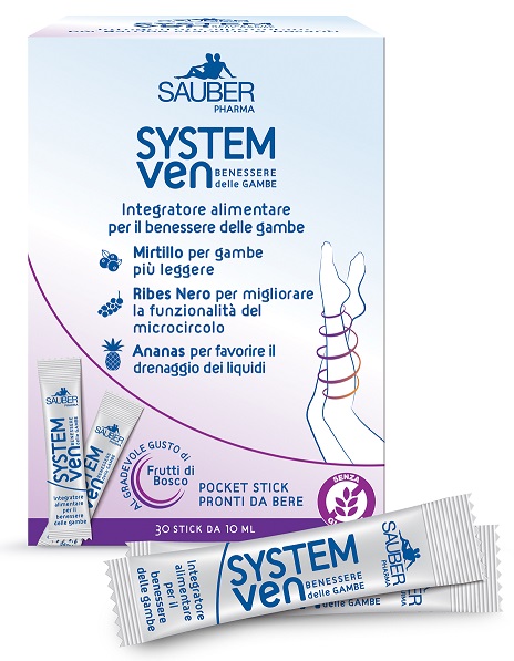 SAUBER SYSTEM VEN 30 STICK 10 ML - pharmaluna