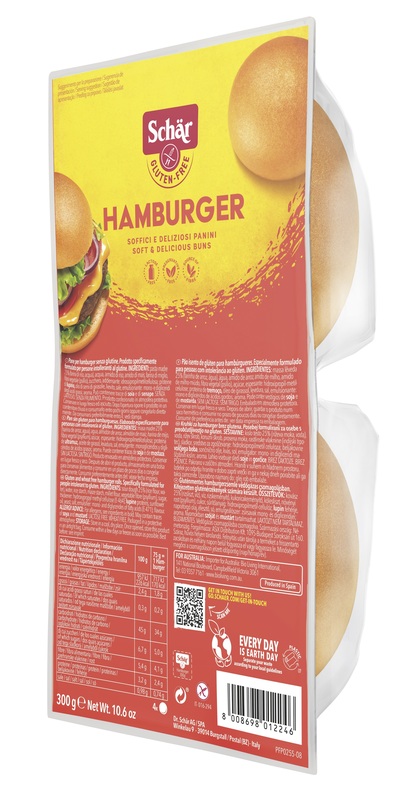 SCHAR PANINI HAMBURGER 4X75G - pharmaluna