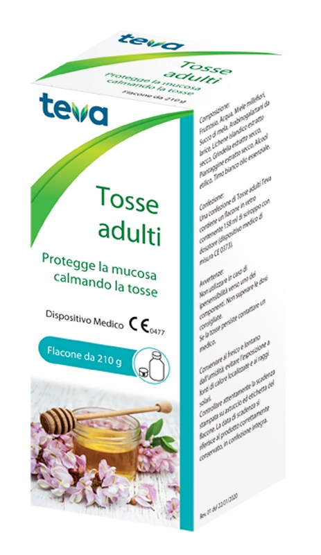 TOSSE ADULTI TEVA SCIROPPO 210 G - pharmaluna
