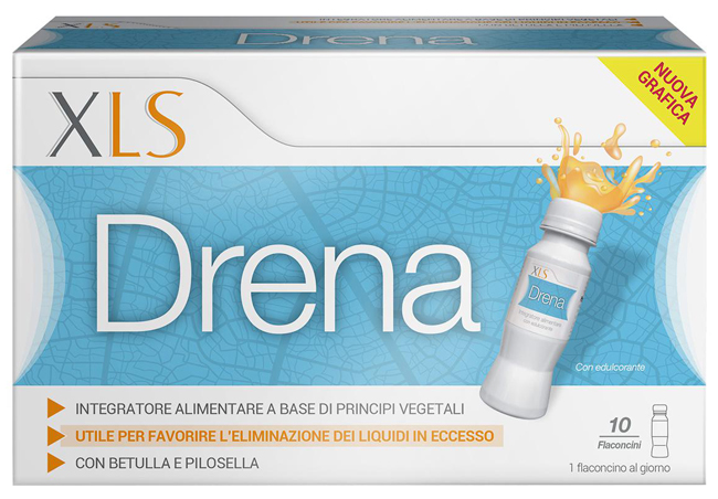 XLS DRENA 10 FLACONCINI X 10 ML - pharmaluna