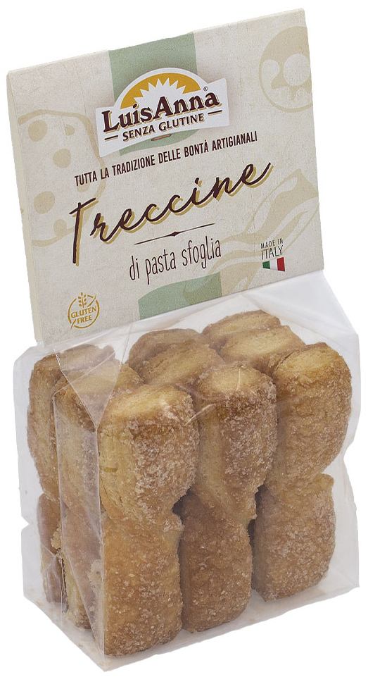 BISCOTTI SFOGLIA TRECCINE 130 G - pharmaluna