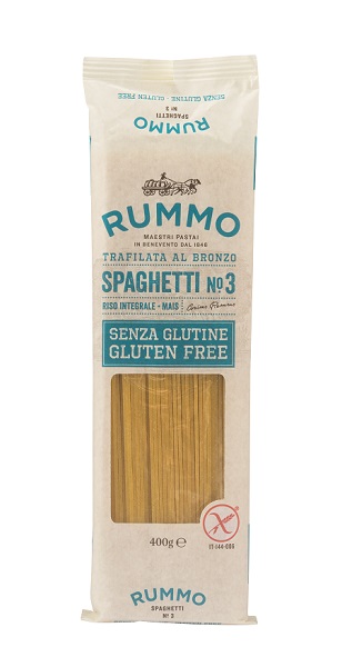 RUMMO SPAGHETTI N3 DI RISO INTEGRALE E MAIS 400 G - pharmaluna