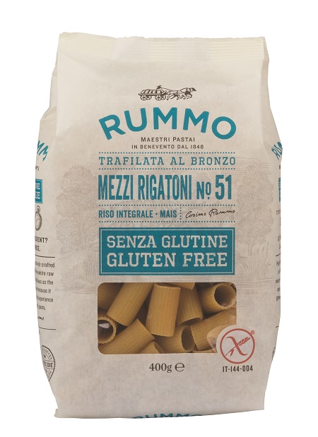 RUMMO MEZZI RIGATONI N51 DI RISO INTEGRALE E MAIS 400 G - pharmaluna