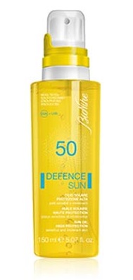 DEFENCE SUN 50 OLIO SOLARE PROTEZIONE ALTA 150 ML - pharmaluna