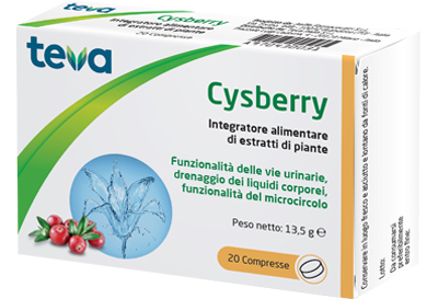 CYSBERRY TEVA 20 COMPRESSE - pharmaluna
