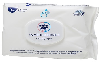 MISTER BABY SALVIETTE DETERGENTI 72 PEZZI - pharmaluna