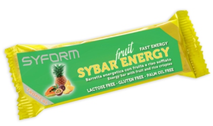SYBAR ENERGY FRUIT BARRETTA TROPICAL 40 G - pharmaluna