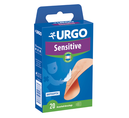 CEROTTO URGO SENSITIVE STRETCH 20 PEZZI ASSORTITI - pharmaluna