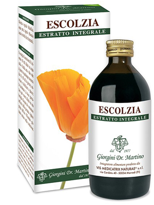 ESCOLZIA ESTRATTO INTEGRALE 200 ML - pharmaluna