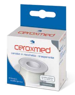 CEROXMED ROCCHETTO TRASPARENTE IPOALLERGENICO M5X2,5 CM 1 PEZZO - pharmaluna