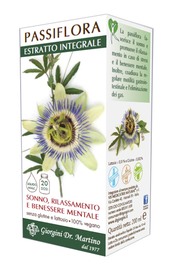 PASSIFLORA ESTRATTO INTEGRALE 200 ML - pharmaluna