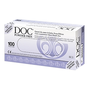 GUANTO IN LATTICE SUPERFICIE MICRORUVIDA PRIVO DI TALCO 100 PEZZI ARTICOLO DOCCL 8 - pharmaluna