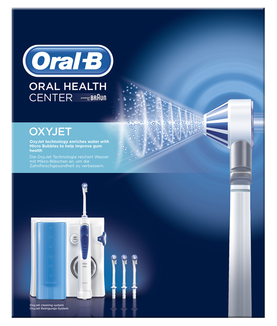 ORAL-B ORAL HEALTH CENTER IDROPULSORE OXYJET MD20 - pharmaluna