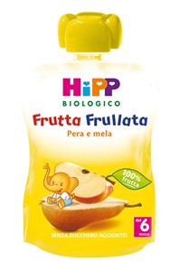 HIPP BIO FRUTTA FRULLATA PERA MELA 90 G - pharmaluna
