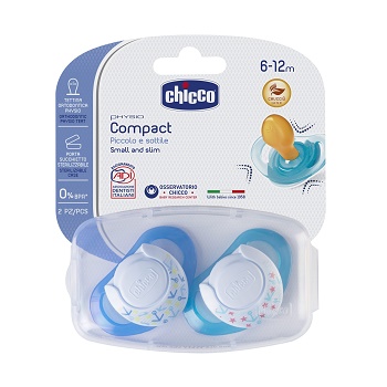 CHICCO SUCCHIETTO COMPACT BOY S6-16 MESI 2 PEZZI - pharmaluna