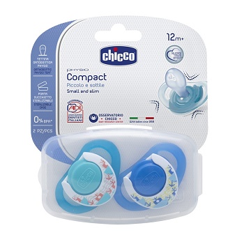 CHICCO SUCCHIETTO COMPACT BOY S 16-36 MESI 2 PEZZI - pharmaluna